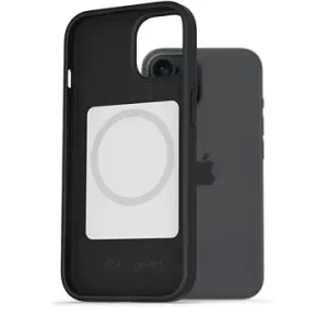 AlzaGuard Magsafe Silicone Case für das iPhone 15 schwarz