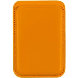 AlzaGuard PU Leather Card Wallet Compatible with Magsafe - gelb
