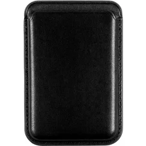 AlzaGuard PU Leather Card Wallet Compatible with Magsafe - schwarz