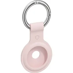 AlzaGuard Silicone Keychain für Airtag pink