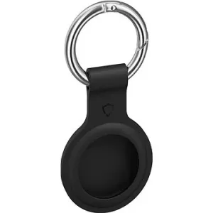 AlzaGuard Silikon-Schlüsselanhänger für Airtag schwarz