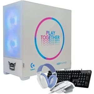 AlzaPC GameBox Prime Logitech Edition - i5 / RTX4060Ti / Weiß + Logitech G CORE X Gaming-Set #1593965