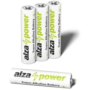 AlzaPower Super Alkaline LR03 (AAA) 4 Stück in Ökobox