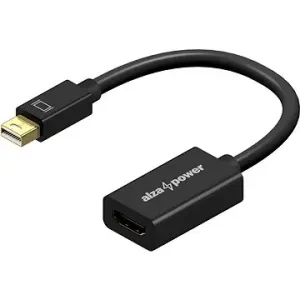 AlzaPower Core Mini DisplayPort (M) to HDMI (F) 4K 30Hz schwarz