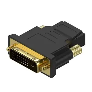 AlzaPower DVI-D (24+1) (M) to HDMI (F) FullHD schwarz