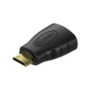 AlzaPower Mini HDMI-C (M) to HDMI (F) 10.2Gbps FullHD schwarz