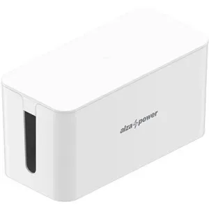 AlzaPower Cable Box Basic Small weiss