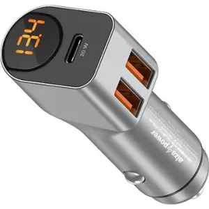 AlzaPower Car Charger P530 USB + USB-C Power Delivery grau