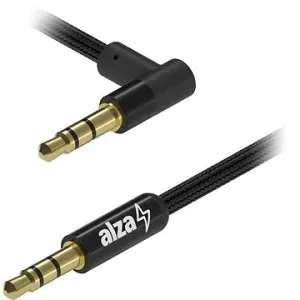 AlzaPower 90Core Audio 3.5mm Jack (M) to 3.5mm Jack 90° (M) 1.5m schwarz