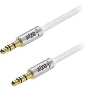 AlzaPower Alucore Audio 3.5mm Jack (M) to 3.5mm Jack (M) 1m silber