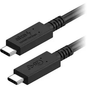 AlzaPower Core USB-C to USB-C USB4 100W 1m - schwarz
