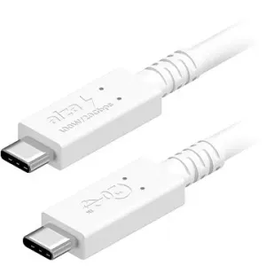 AlzaPower Core USB-C to USB-C USB4 100W 0.5m weiß