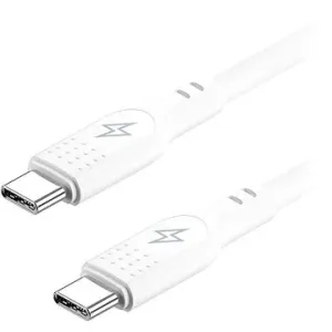 AlzaPower SilkCore USB-C / USB-C 2.0 5A, 240W, 1m, weiß