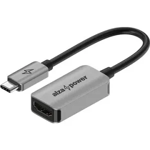 AlzaPower USB-C (M) to HDMI 2.1 (F) 8K 60Hz 0.15m - Silber