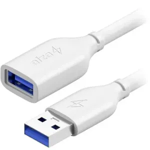 AlzaPower Core USB-A (M) auf USB-A (F) 3.0, 1,5m weiß