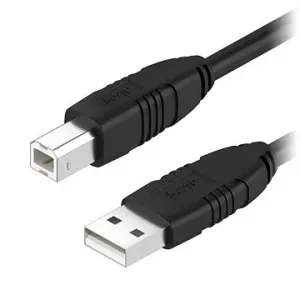 AlzaPower LinkCore USB-A to USB-B 2m schwarz