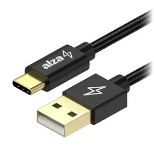 AlzaPower AluCore Charge USB-A to USB-C 2.0 1m schwarz