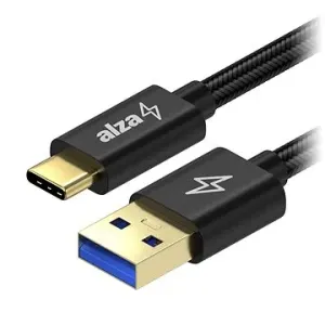 AlzaPower AluCore USB-A to USB-C 3.2 Gen 1 60W 5Gbps 0.5m Black