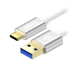 AlzaPower AluCore USB-A to USB-C 3.2 Gen 1 60W 5Gbps 2m Silber