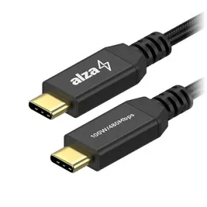 AlzaPower AluCore USB-C / USB-C 2.0 - 5 A - 100 Watt - 0,15 m - schwarz