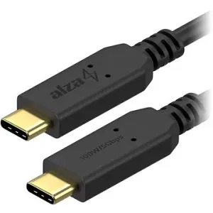 AlzaPower Core USB-C to USB-C 3.2 Gen 1 100W 0.15m - schwarz