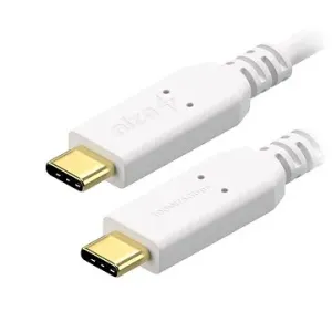 AlzaPower Core USB-C / USB-C 3.2 Gen 1 - 5 A - 100 Watt - 0,5 m - weiß