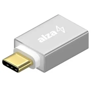 AlzaPower USB-C (M) to USB-A (F) 3.0 OTG Silber