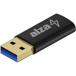 AlzaPower USB-A (M) to USB-C (F) 3.2 15W 5Gbps schwarz