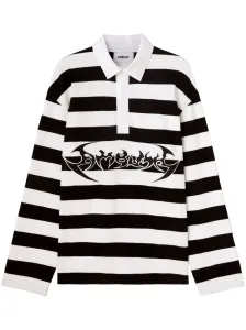 AMBUSH - Striped Cotton Polo Shirt #1407647