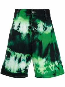 AMI PARIS - Tie&dye Denim Shorts #998195