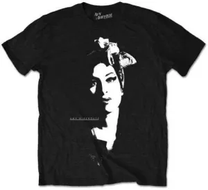 Amy Winehouse T-Shirt Scarf Portrait Black S #62454