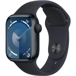 Apple Watch Series 9 41mm Aluminiumgehäuse Mitternacht mit Sportarmband Mitternacht - M/L