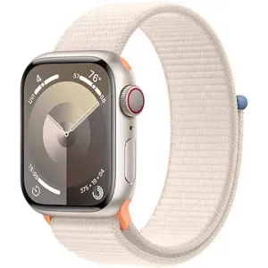 Apple Watch Series 9 41mm Cellular Aluminiumgehäuse Polarstern mit Sport Loop Polarstern