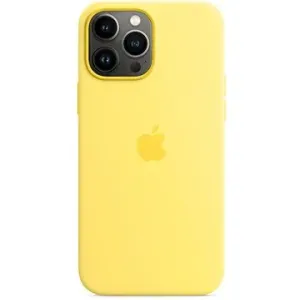 Apple iPhone 13 Pro Max Silikon Case mit MagSafe - zitronengelb
