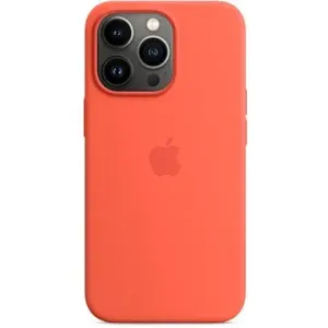 Apple iPhone 13 Pro Silikon Case mit MagSafe - nektarine