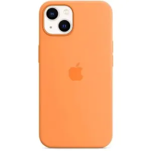 Apple iPhone 13 Silikon Case mit MagSafe - Gelborange