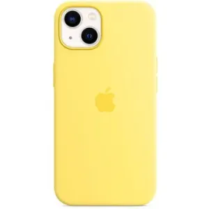 Apple iPhone 13 Silikon Case mit MagSafe - zitronengelb