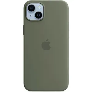 Apple iPhone 14 Plus Silikonhülle mit MagSafe oliv