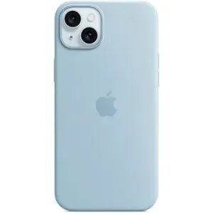 Apple iPhone 15 Plus Silikonhülle mit MagSafe hellblau