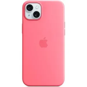 Apple iPhone 15 Plus Silikonhülle mit MagSafe rosa
