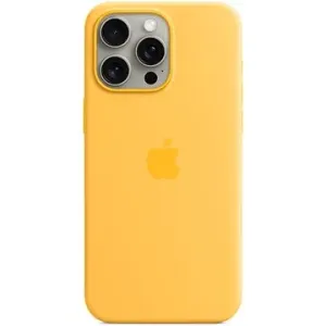 Apple iPhone 15 Pro Max Silikonhülle mit MagSafe raygelb