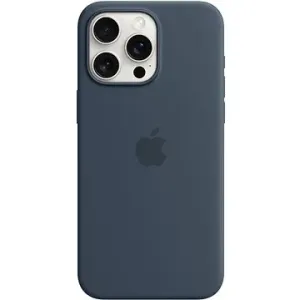 Apple iPhone 15 Pro Max Silikonhülle mit MagSafe sturmblau