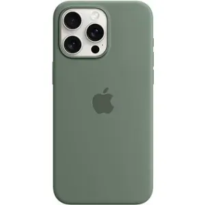 Apple iPhone 15 Pro Max Silikonhülle mit MagSafe zypressengrün