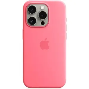Apple iPhone 15 Pro Silikonhülle mit MagSafe rosa