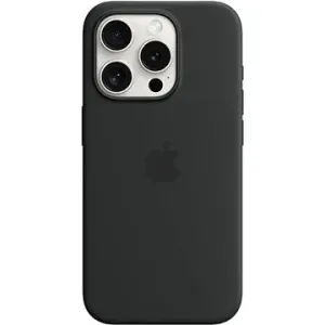 Apple iPhone 15 Pro Silikonhülle mit MagSafe schwarz