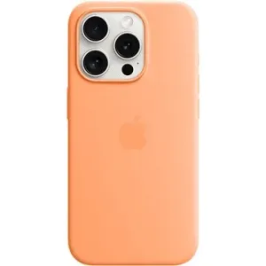 Apple iPhone 15 Pro Silikonhülle mit MagSafe sorbet orange