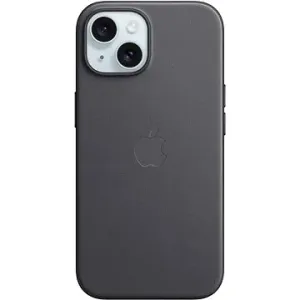 Apple iPhone 15 FineWoven-Stoff Handyhülle mit MagSafe schwarz