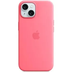 Apple iPhone 15 Silikonhülle mit MagSafe rosa