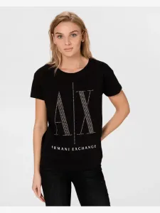 Armani Exchange T-Shirt Schwarz
