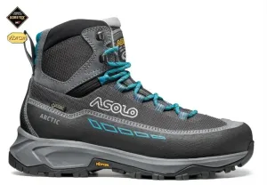 Schuhe Asolo Arctic GV ML grau / rotguss / blau pfau A884